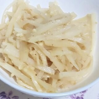 レンジで簡単作りおき！大根の皮ナムル